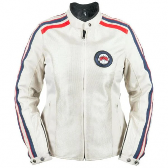 Blouson Moto Helstons Jade Lady Mesh Silver